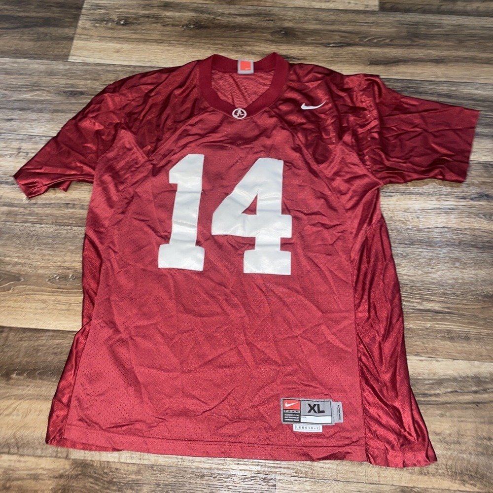 Nike team Maroon Alabama jersey 14 xl  +2 Length